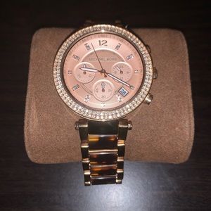 Tortoise Shell rose gold women’s watch